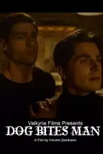 Собака кусает человека