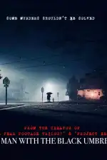 Человек с черным зонтом